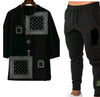 2 Pcs Men`s Micro Interlock  Graphic Sublimation Track Suit