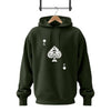 2 Pcs Men's Fleece Printed Hoodie Track Suit