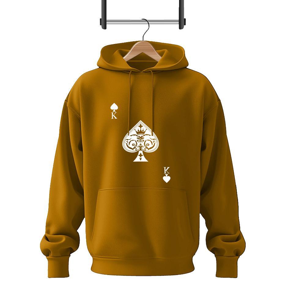 2 Pcs Men's Fleece Printed Hoodie Track Suit