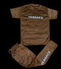 2 Pcs Men's Printed Micro Interlock Tracksuit