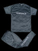 2 Pcs Men's Printed Micro Interlock Tracksuit