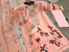 Women's Stitched Organza Embroidered Suit